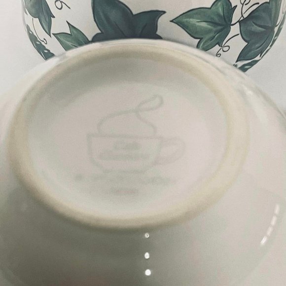 Set of coffee/tea cups Ivy Leaf Japan Cafe Classico Nancy Calhoun Vista Verde - Picture 5 of 5